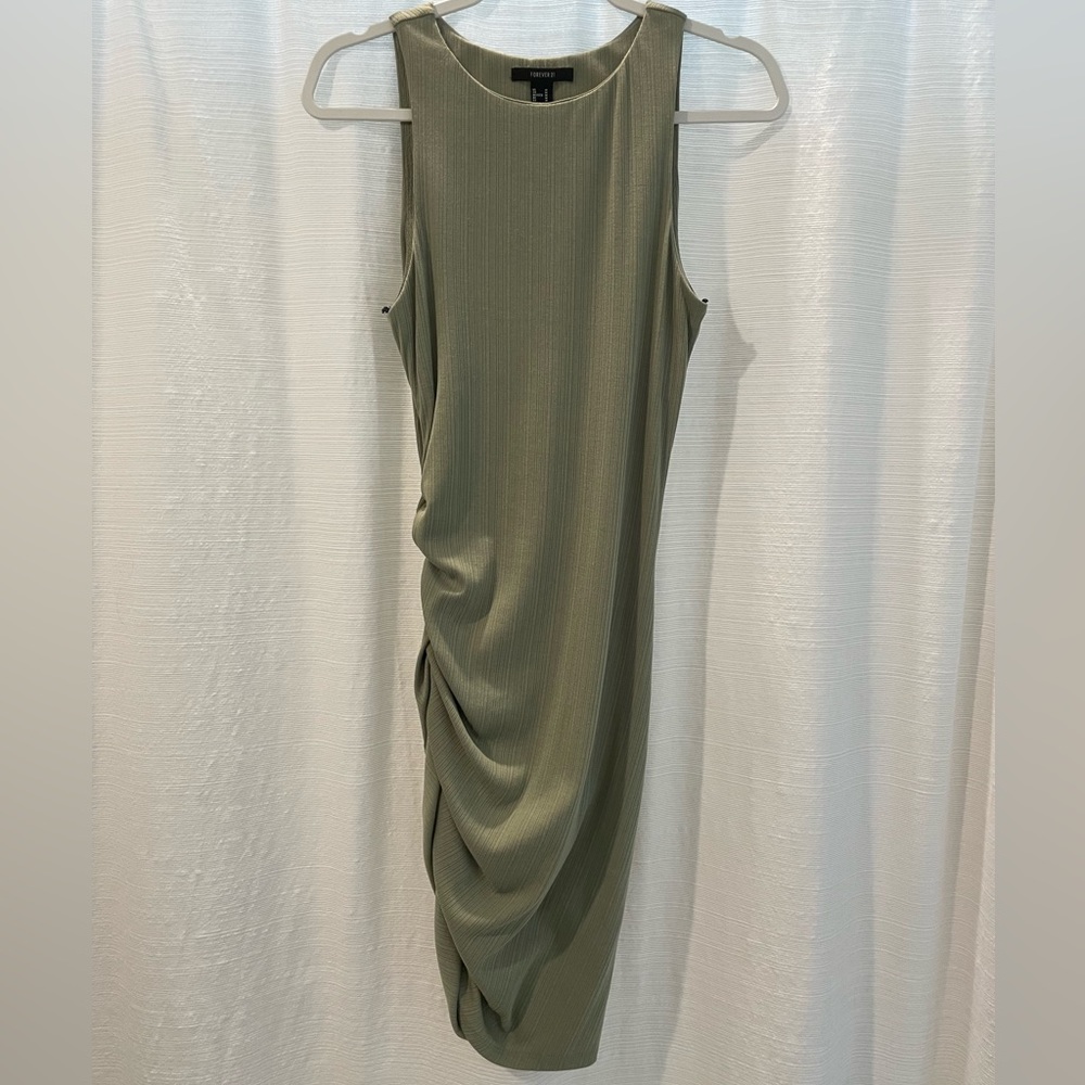 Ruched Asymmetrical Dress